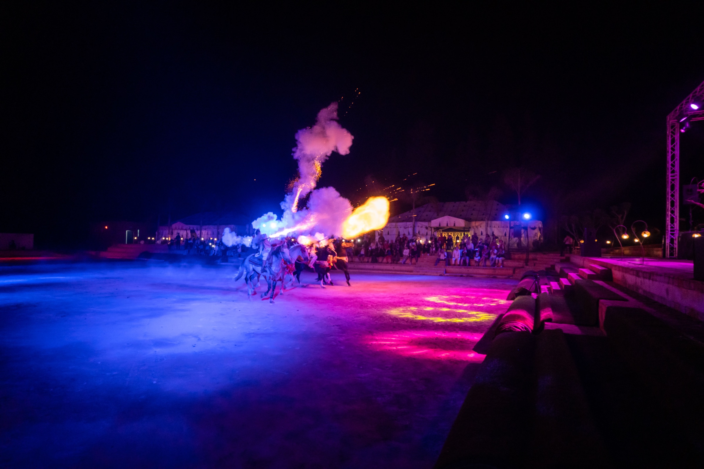 Soirée Fantasia et feux d'artifice à Chems Ayour